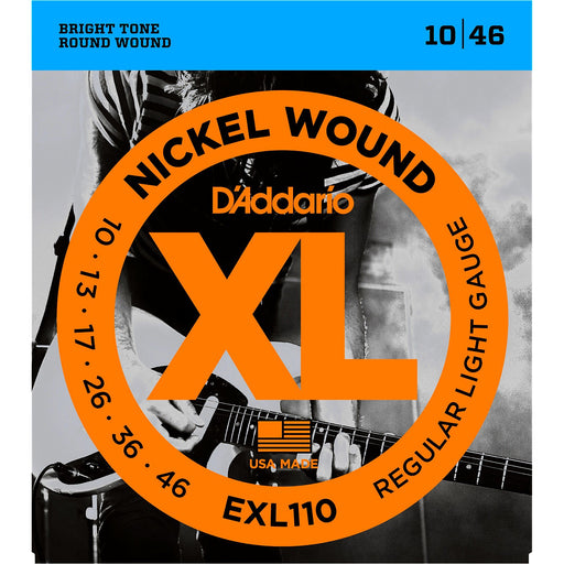 D'Addario EXL110 Nickel Wound Electric Guitar Strings, Regular Light, 10-46-Dirt Cheep
