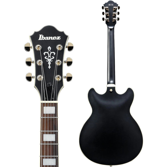Ibanez Artcore AS73G Semi-Hollow Electric Guitar, Flat Black