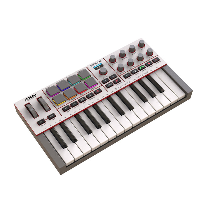 AKAI MPK Mini IV Compact Keyboard and Pad Controller, Grey