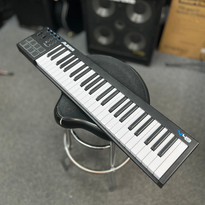 AS IS USED Alesis V49 MKII, 49 Key USB MIDI Controller Keyboard - No sustain