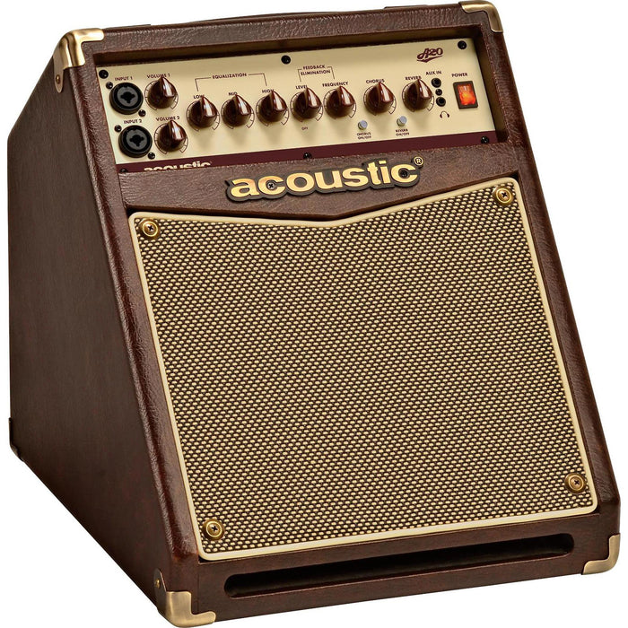 Acoustic A20 20W Acoustic Guitar Amplifier Brown/Tan