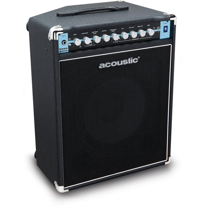 Acoustic B100C 1x12 100W Bass Combo With Tilt-Back Cab, Black