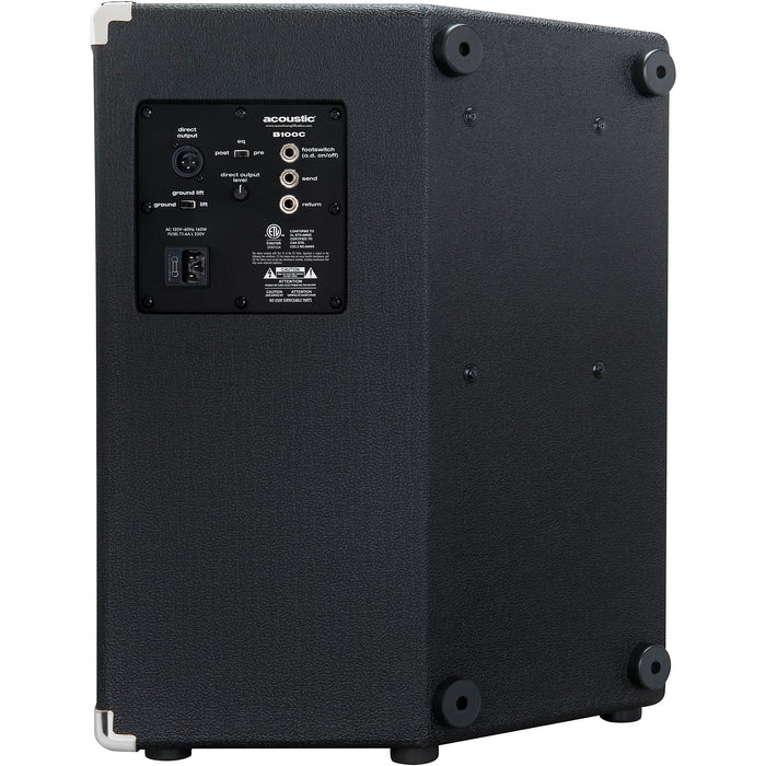 Acoustic B100C 1x12 100W Bass Combo With Tilt-Back Cab, Black