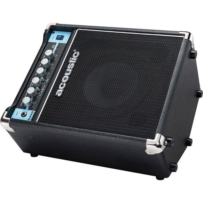 Acoustic B25C 1x8 25W Bass Combo With Tilt-Back Cab, Black