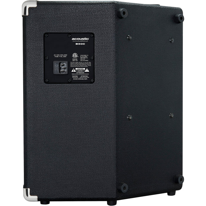 Acoustic B50C 1x10 50W Bass Combo With Tilt-Back Cab, Black