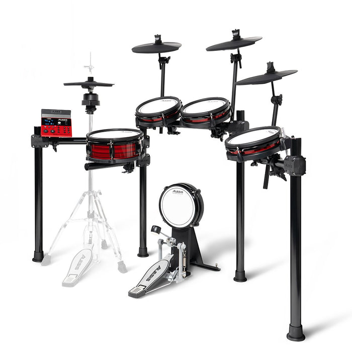 Alesis NITRO Ultimate 9-piece Professional Electronic Drum Set with Stand-Mounted Hi-Hat and Bluetooth