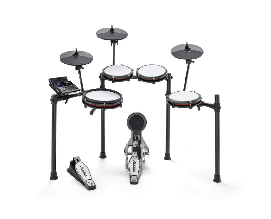 Alesis Nitro Max Eight-Piece Electronic Kit with Mesh Heads and Bluetooth