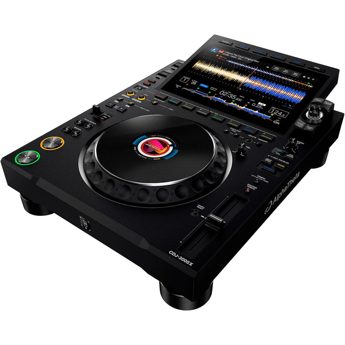 AlphaTheta CDJ-3000X Professional DJ Media Player, Black
