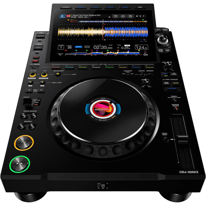 AlphaTheta CDJ-3000X Professional DJ Media Player, Black