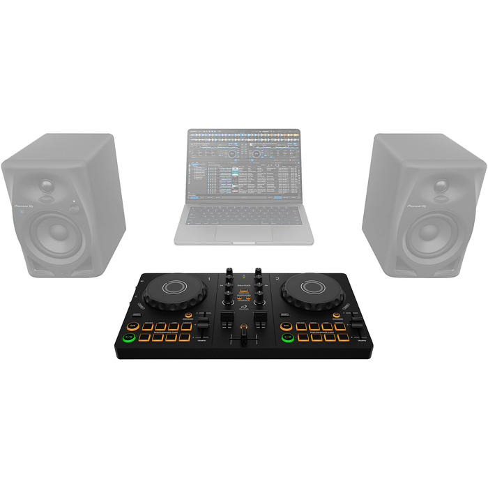 AlphaTheta DDJ-FLX2 DJ Controller for rekordbox, djay and Serato - Black