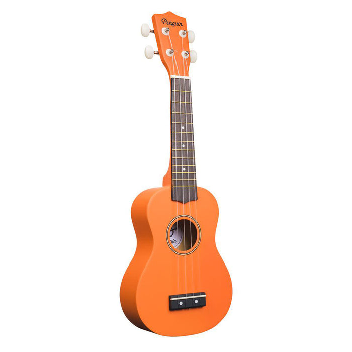 Amahi PGUKOR Penguin Student Ukulele with Bag, Orange
