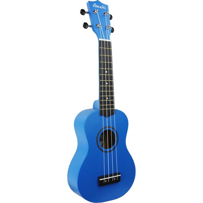 Amahi PNUKDB Penguin Soprano Ukulele w/ Bag, Robin Egg Blue