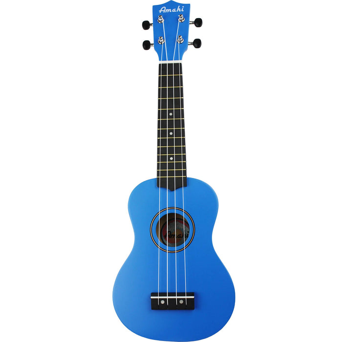 Amahi PNUKDB Penguin Soprano Ukulele w/ Bag, Robin Egg Blue