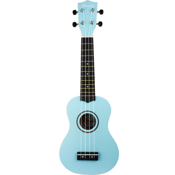 Amahi PNUKLB Penguin Student Ukulele with Bag, Light Blue
