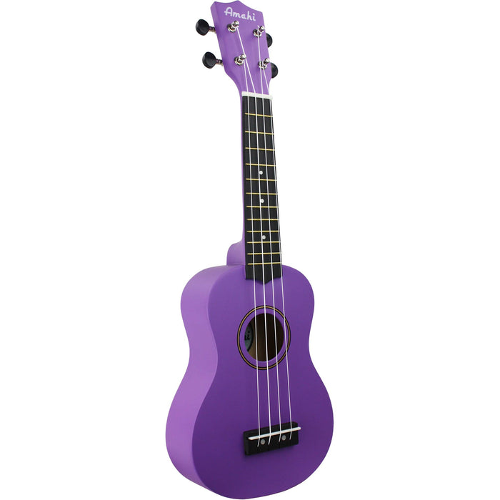 Amahi PNUKPU Penguin Soprano Ukulele w/ Bag, Lavender Purple