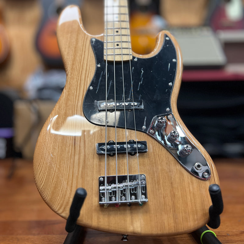 Austin AJB300N 4-string Electric Bass, Natural