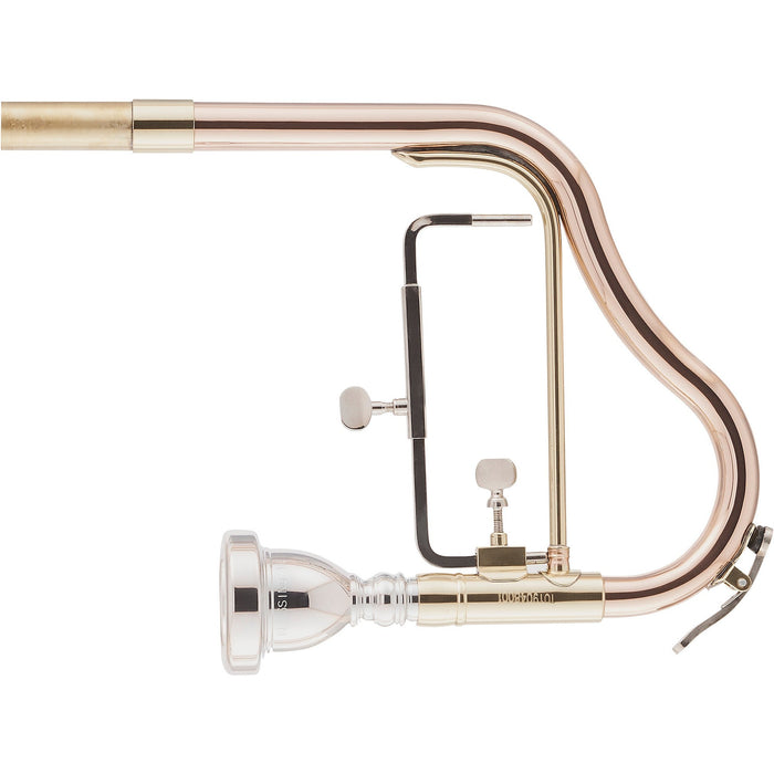 Blessing BTU1287 Bb 3/4 3-Valve Tuba Outfit, Clear Lacquer