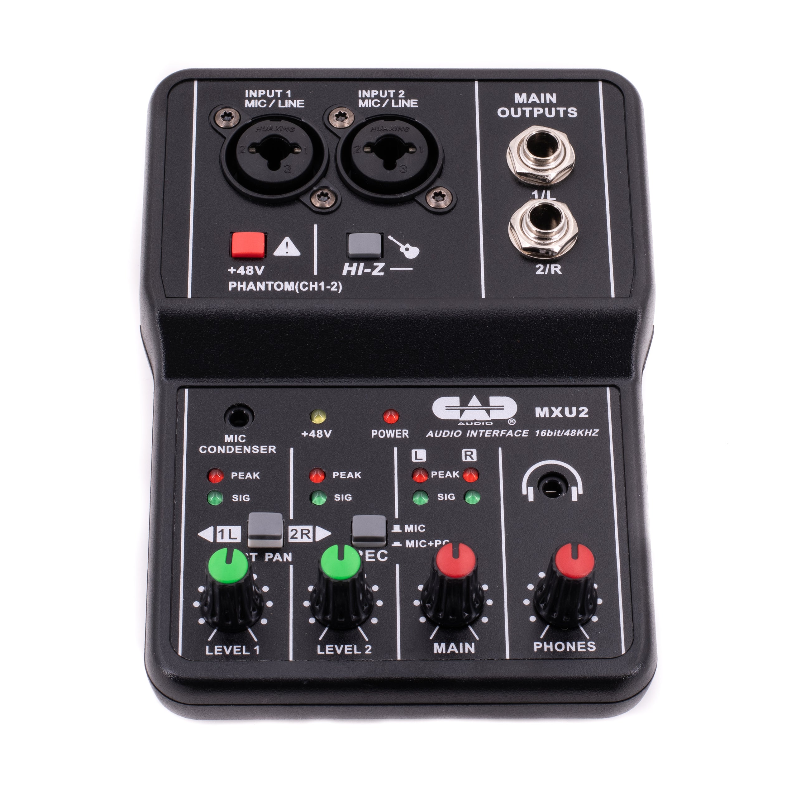 CAD Audio MXU2 2-Channel Analog Mixer with USB Interface — Dirt Cheep