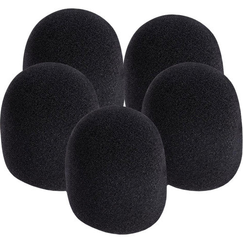 CAD Audio WS5 5-pack Microphone Windscreens, Black