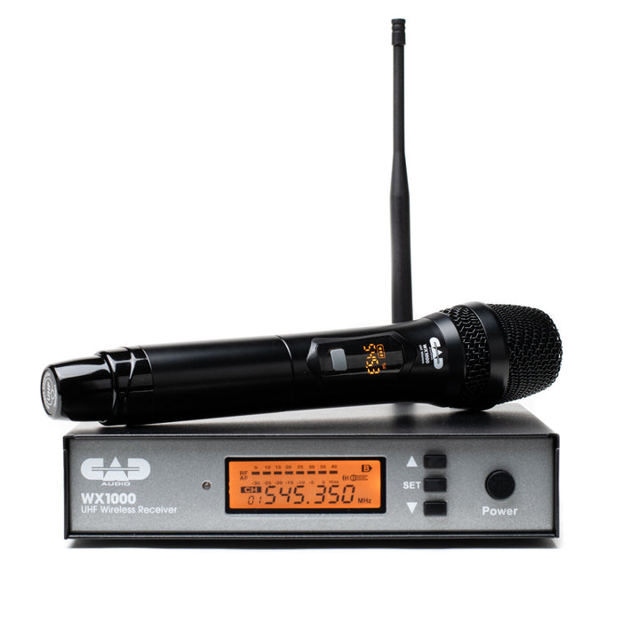 CAD WX1000HH Frequency Agile UHF Wireless Handheld Microphone System
