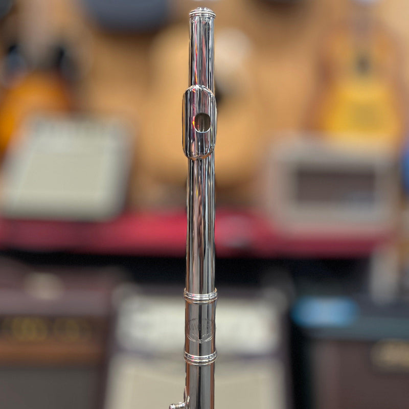 CERTIFIED USED Jupiter 611R-II Intermediate Open-hole Flute Outfit, Sterling Silver - Serial G59458
