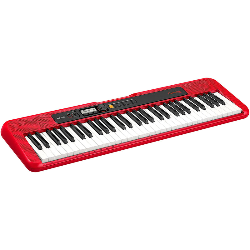 Casio Casiotone CT-S200 61-Key Digital Keyboard, Red