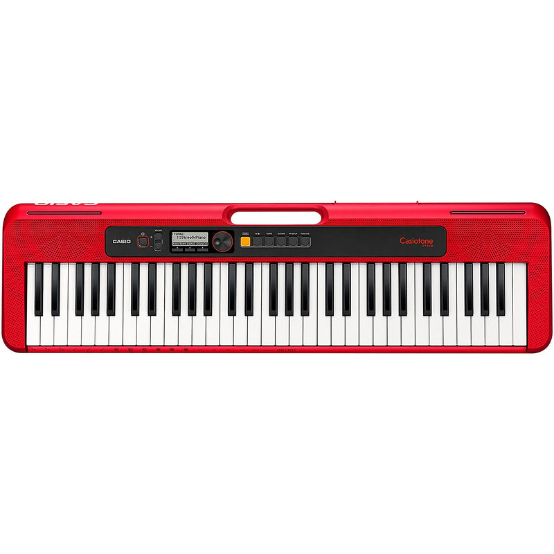Casio Casiotone CT-S200 61-Key Digital Keyboard, Red