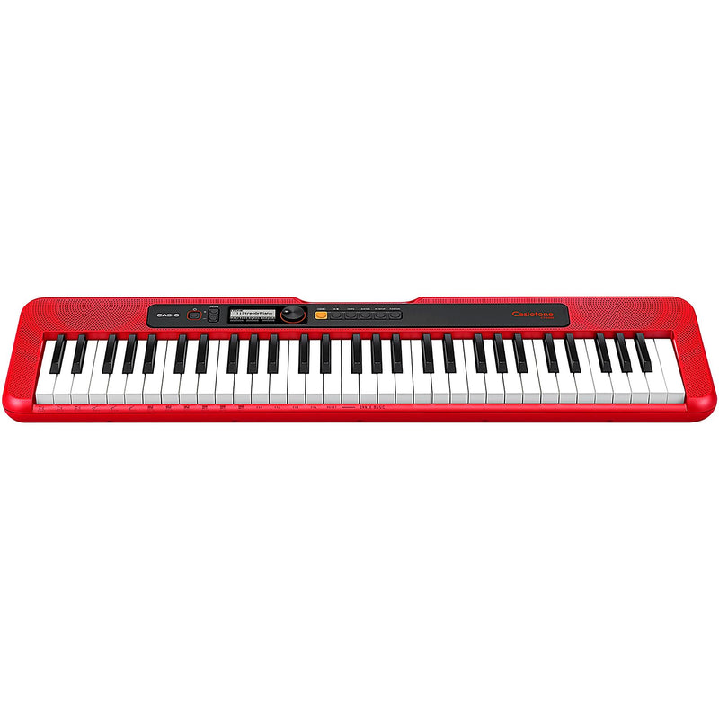 Casio Casiotone CT-S200 61-Key Digital Keyboard, Red