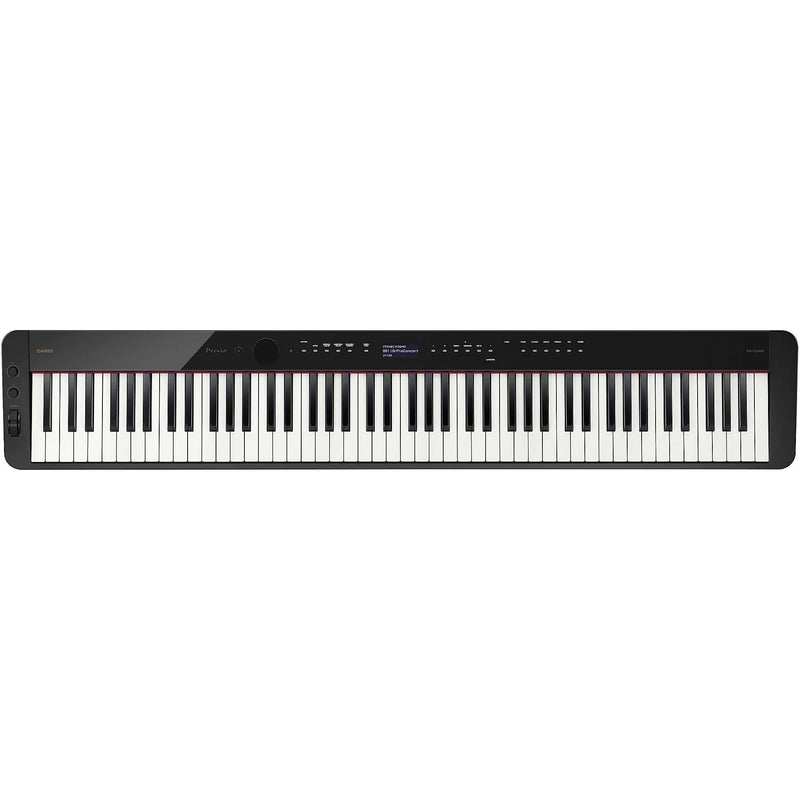 Casio Privia PX-S3100BK Slim Digital Piano with Bluetooth, Black