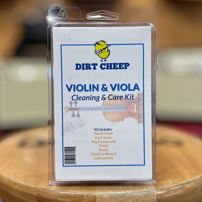 Dirt Cheep Cleaning and Care Kit, Violin & Viola