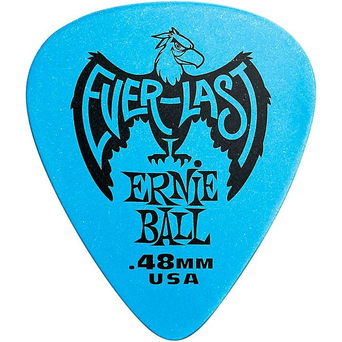 Ernie Ball P09181 .48mm Blue Everlast Picks 12-pack