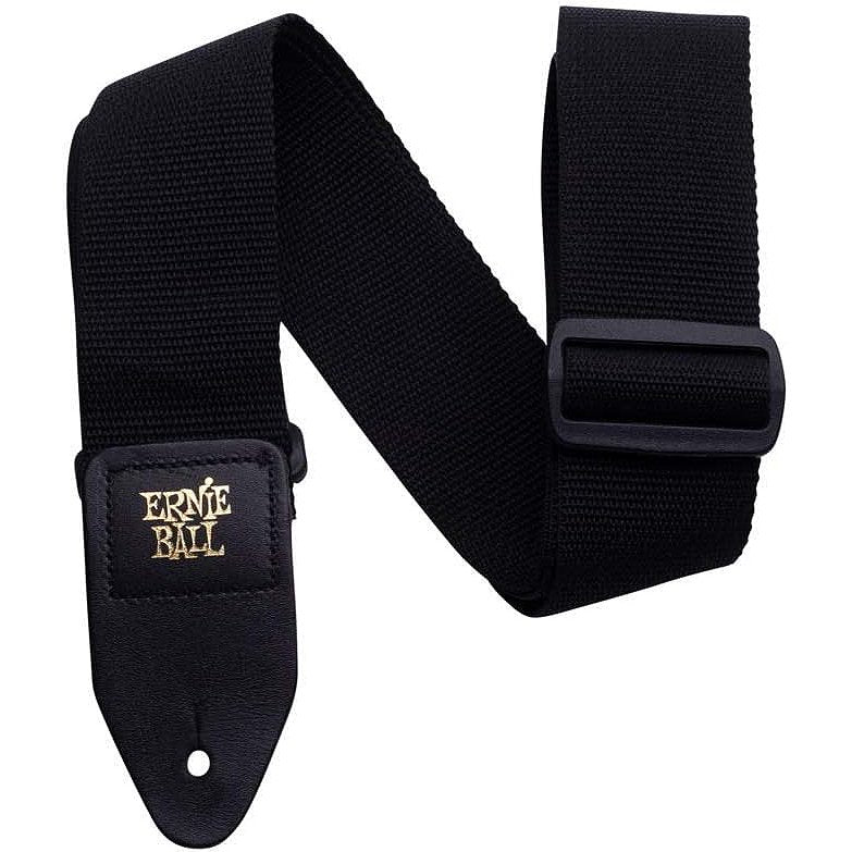 Ernie Ball Polypro Guitar / Bass Strap, Black