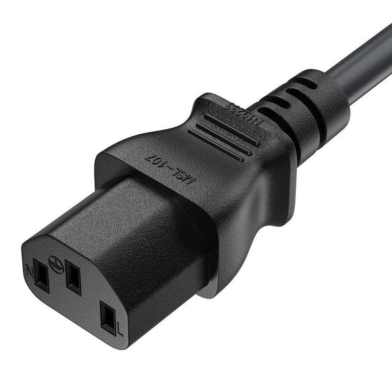 European Power Cord (CEE 7/7 to IEC320 C13), 6ft Black