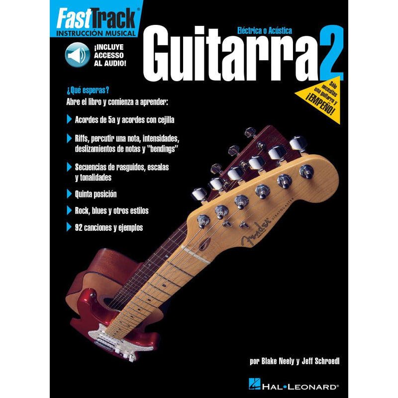 FastTrack Guitarra Method - Spanish Edition - Book 2 Fast Track Music Instruction