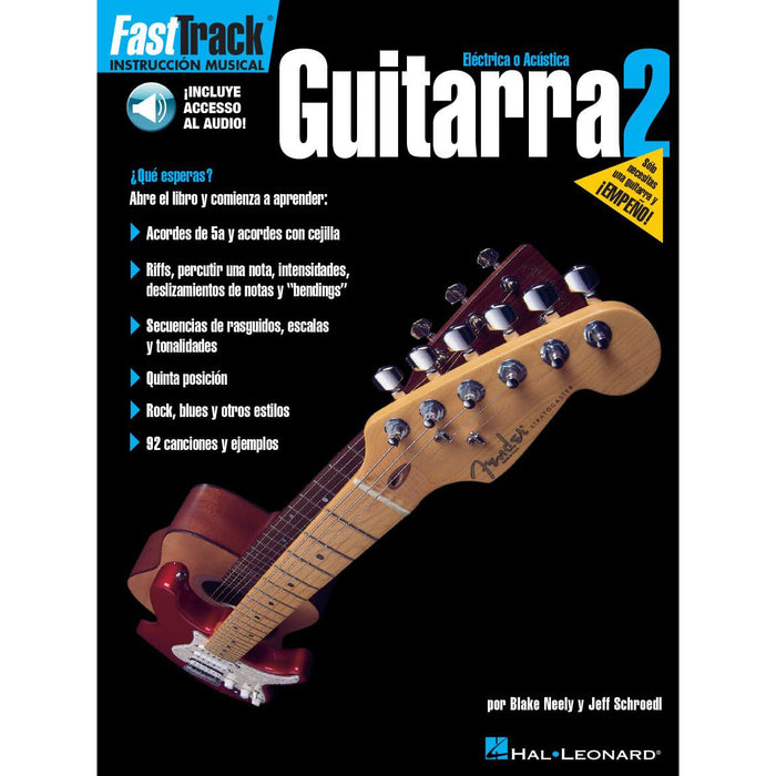 FastTrack Guitarra Method - Spanish Edition - Book 2 Fast Track Music Instruction