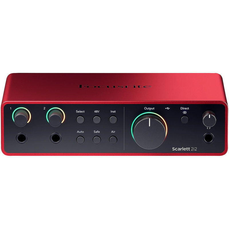 Focusrite Scarlett 2i2 USB-C Audio Interface (Gen 4)