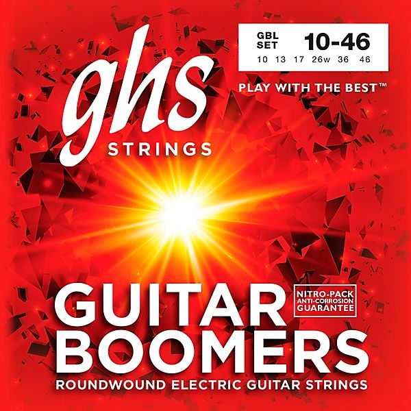 GHS Strings GBL Boomers Light Electric Guitar Strings 10-46