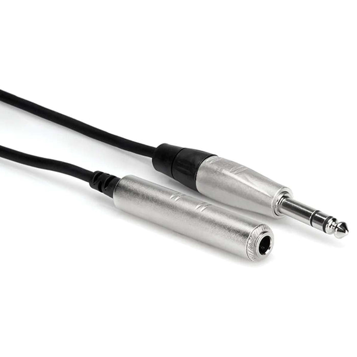 HOSA HXSS-025 REAN 1/4" TRS Male to 1/4" TRS Female Pro Headphone Extension Cable (25')