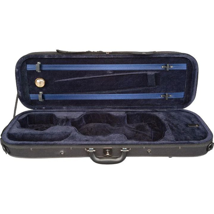Howard Core CC398 Oblong Violin Case w/ Hygrometer, 4/4