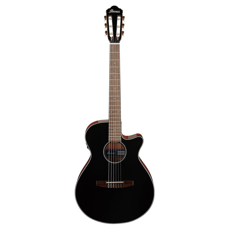 Ibanez AEG50N Acoustic-Electric Nylon String Guitar, Black High Gloss