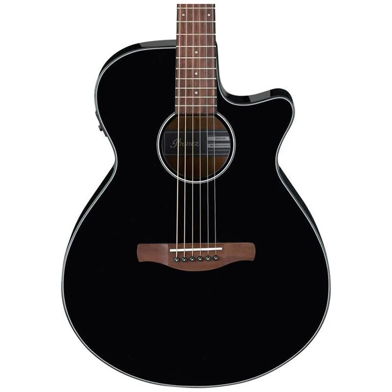 Ibanez AEG50N Acoustic-Electric Nylon String Guitar, Black High Gloss