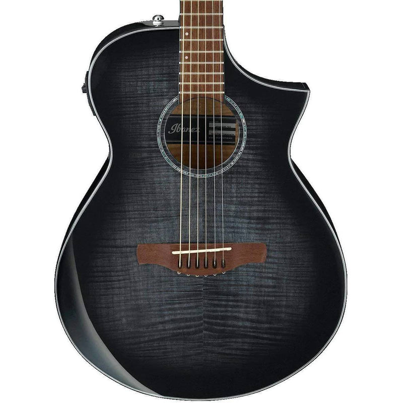 Ibanez AEWC400TKS Acoustic Electric Guitar, Transparent Black Sunburst