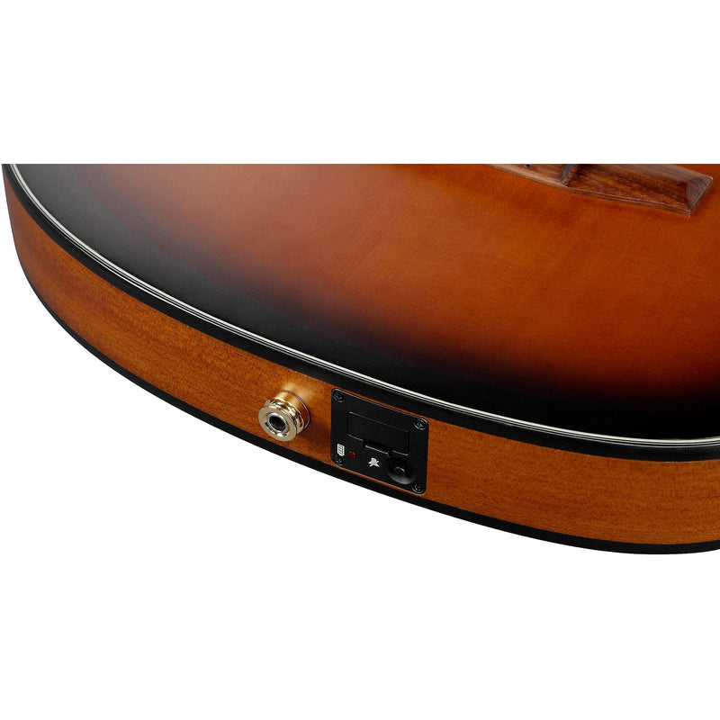 Ibanez FRH10NBSF Thinline Nylon Acoustic-Electric Guitar, Brown Sunburst
