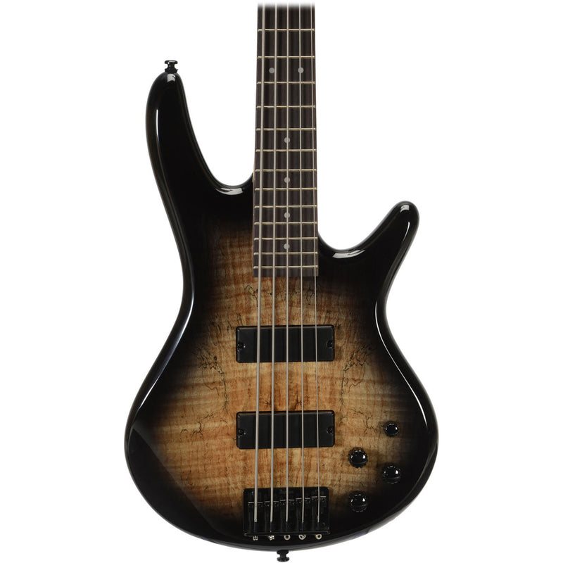 Ibanez Gio GSR205SMNGT 5-string Electric Bass - Spalted Maple, Natural Gray Burst