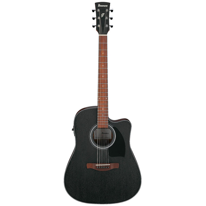 Ibanez PF54CE Acoustic-Electric Guitar, Open-pore Weathered Black