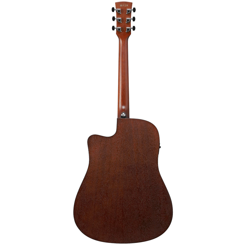 Ibanez PF54CE Acoustic-Electric Guitar, Open-pore Weathered Black