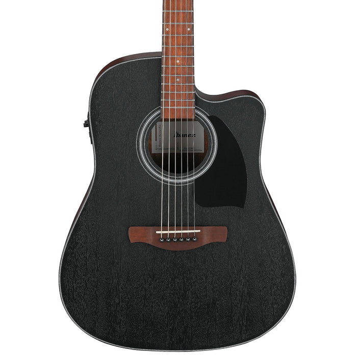 Ibanez PF54CE Acoustic-Electric Guitar, Open-pore Weathered Black