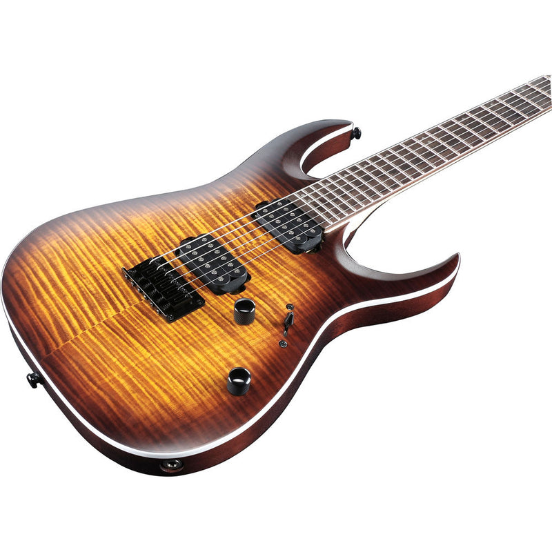 Ibanez RGA42FMDEF Electric Guitar, Dragon Eye Burst Flat