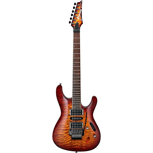 Ibanez S Series S670QM Solidbody Electric Guitar (Dragon Eye Burst)