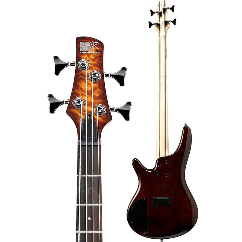 Ibanez SR Standard SR400EQMDEB 4-string Electric Bass, Dragon Eye Burst